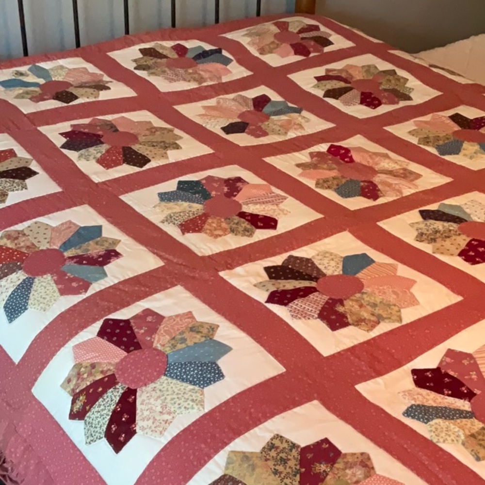 Queen size handmade quilt
